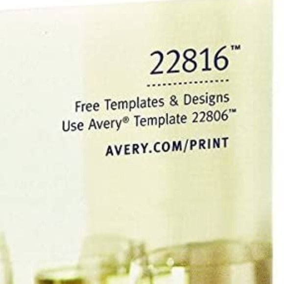Avery templates 22816